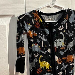 Little Sleepies 6-12m Jurassic Jungle Zippy